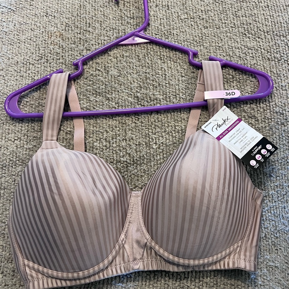 Playtex Women's Striped Tan Bra